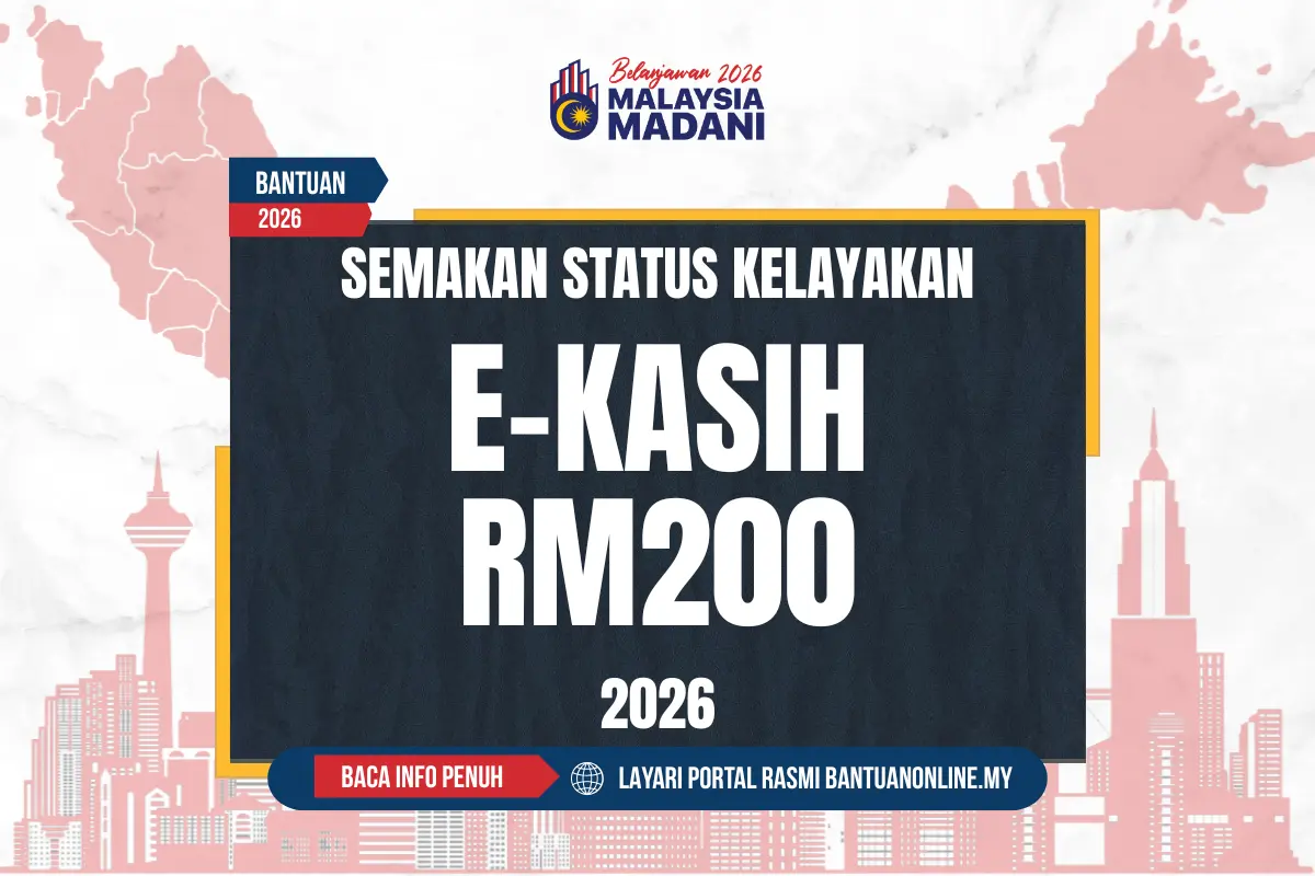 EKASIH SEMAKAN RM200 2026