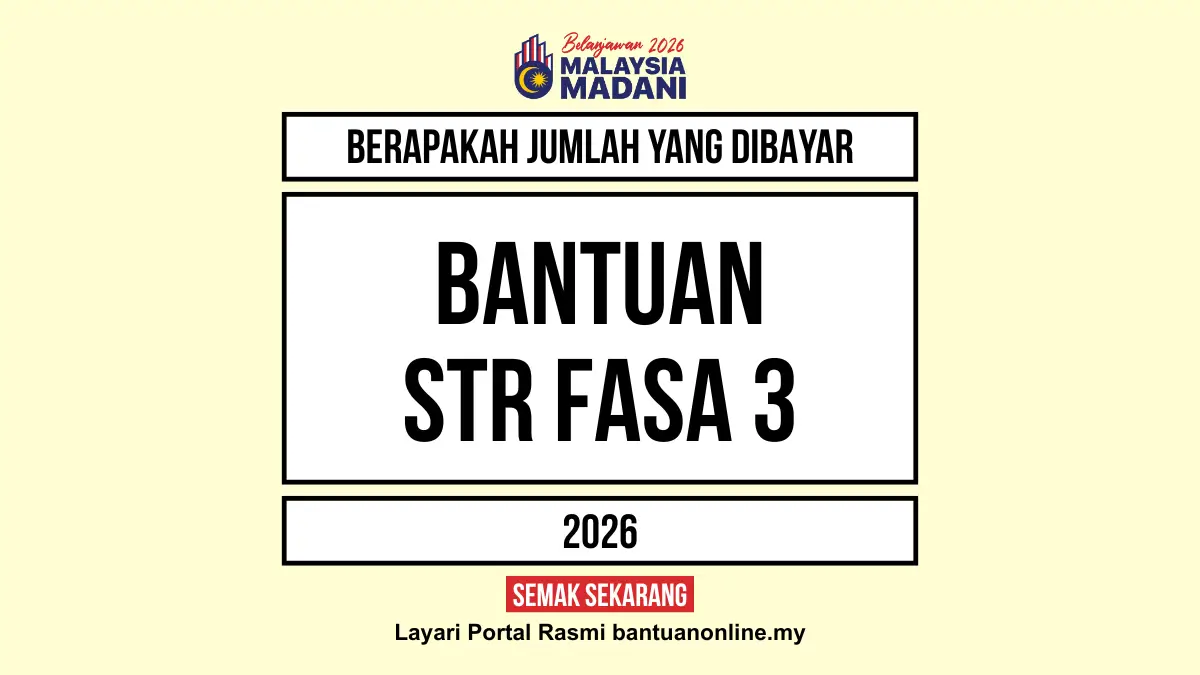 JUMLAH BANTUAN STR 2026 YANG DIBAYAR