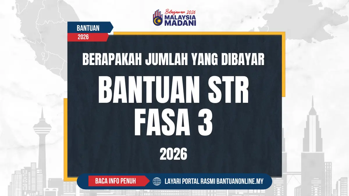JUMLAH BANTUAN TUNAI STR DIBAYAR 2026