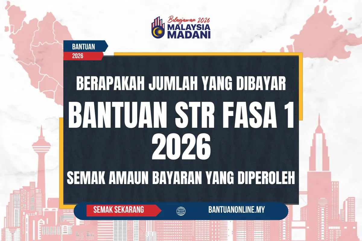 JUMLAH BANTUAN TUNAI STR DIBAYAR 2026