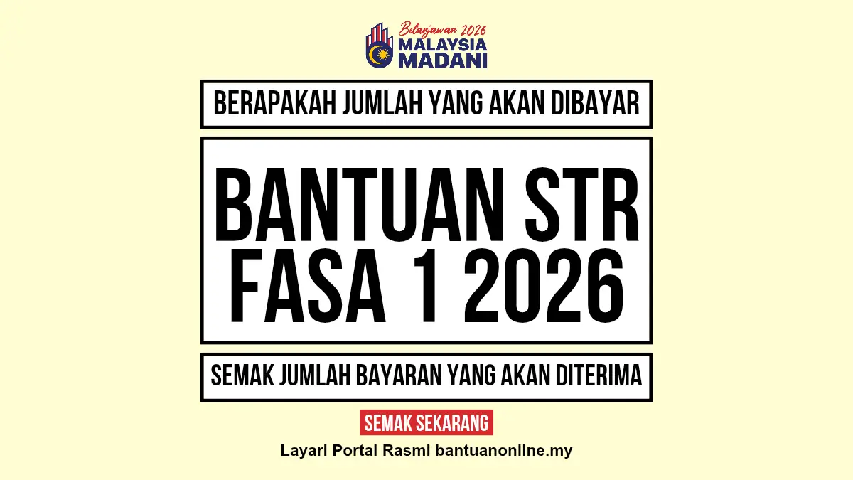 JUMLAH BANTUAN TUNAI STR YANG DIBAYAR 2026