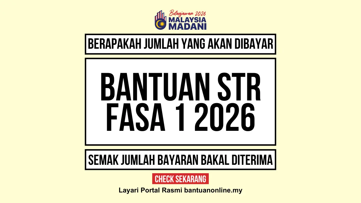 JUMLAH WANG BANTUAN STR YANG DIBAYAR 2026