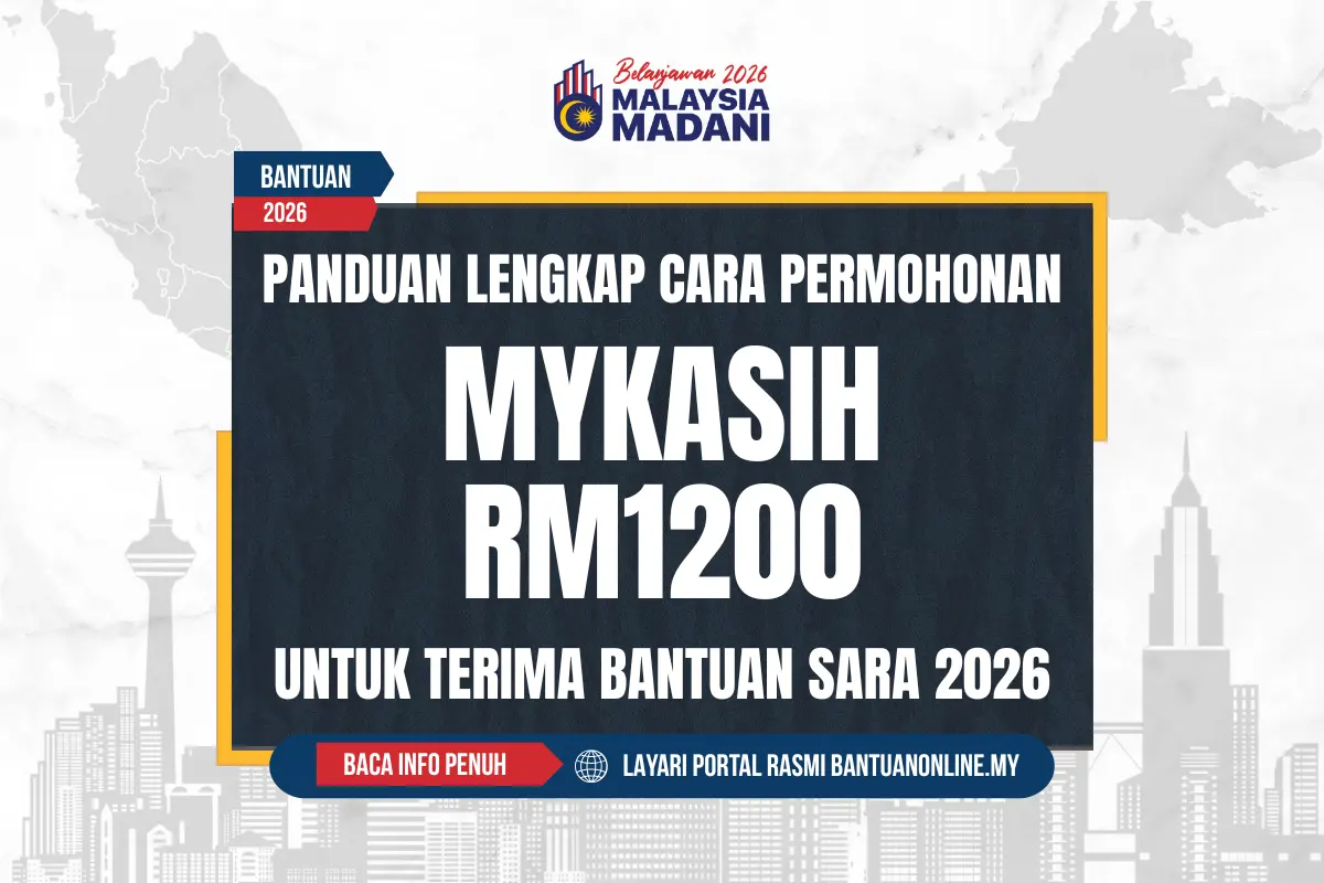 PERMOHONAN MYKASIH RM1200 2026