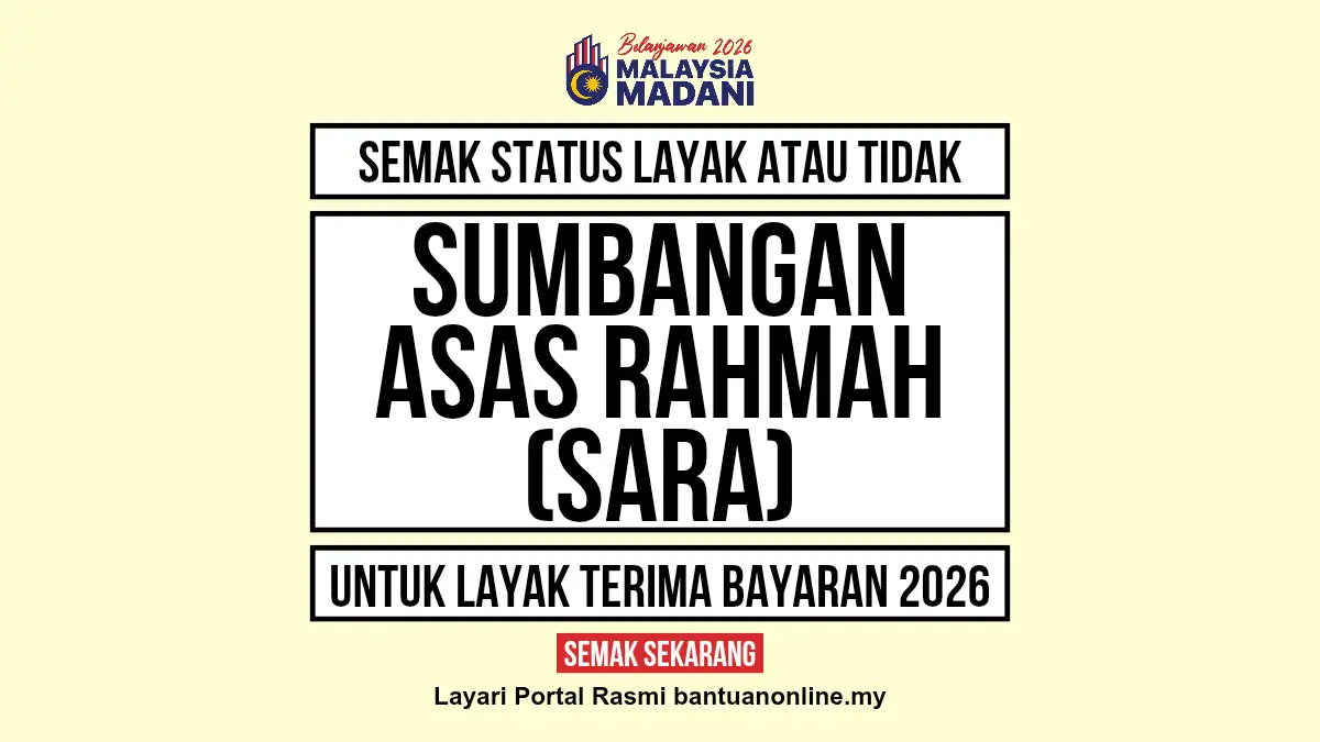 SEMAK STATUS SUMBANGAN ASAS RAHMAH 2026