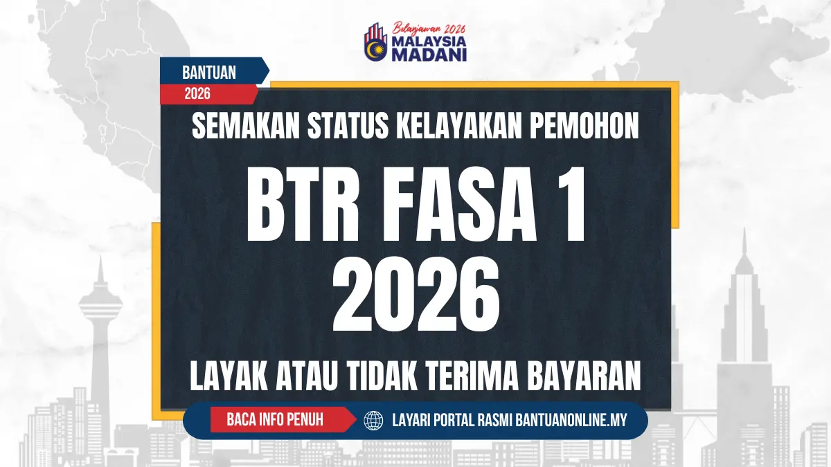SEMAKAN STATUS BTR 2026