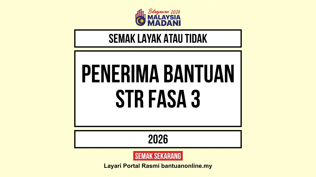 STR 2026 SEMAK STATUS