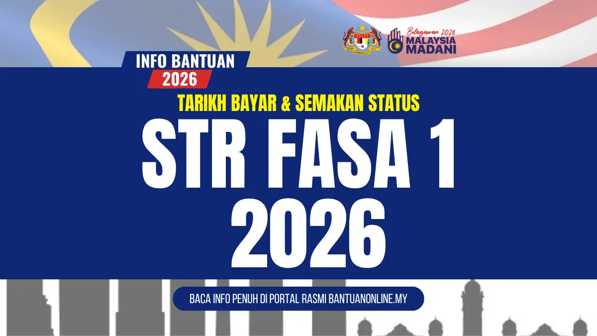 TARIKH BAYAR DUIT BANTUAN STR
