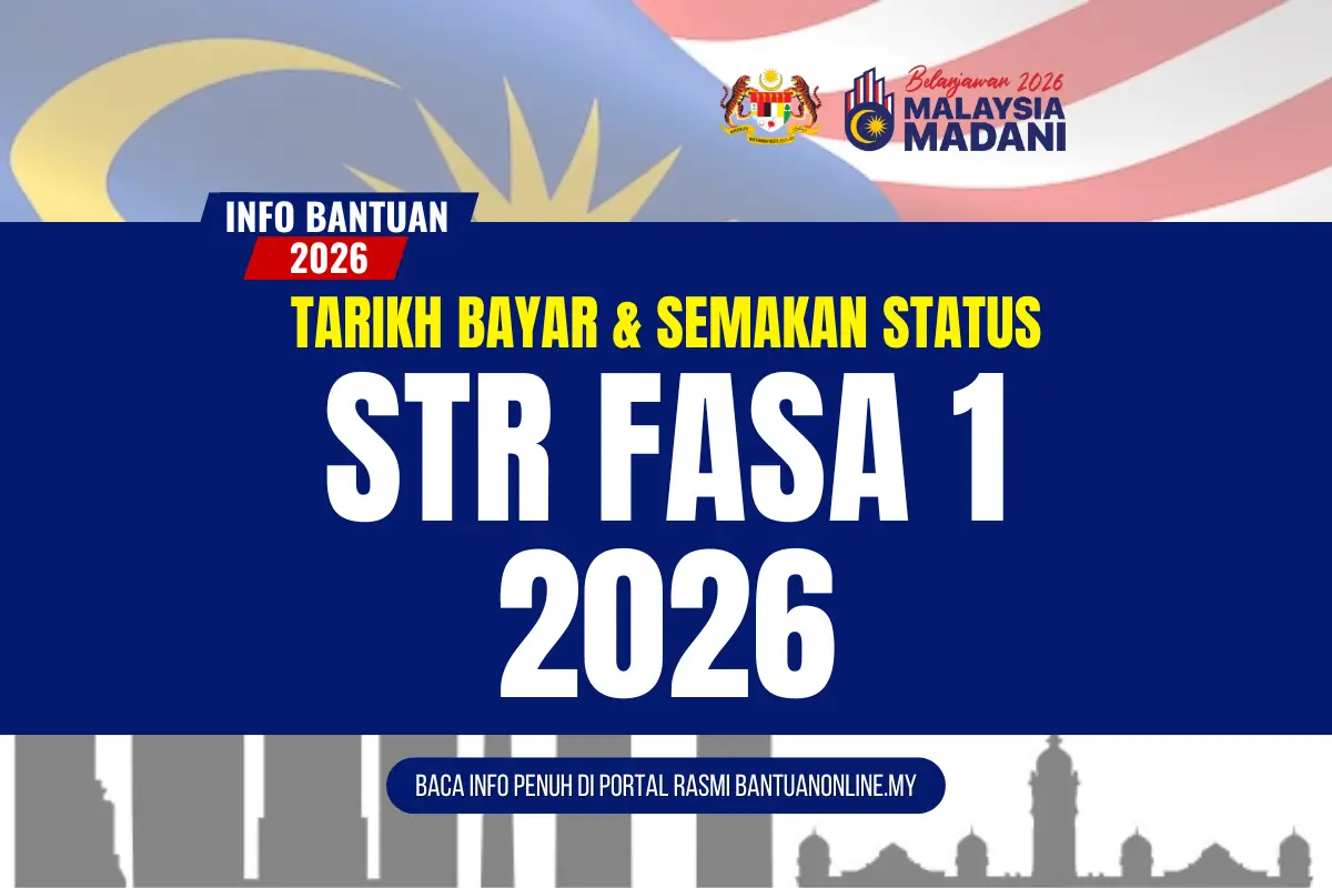 TARIKH BAYAR WANG BANTUAN STR 2026