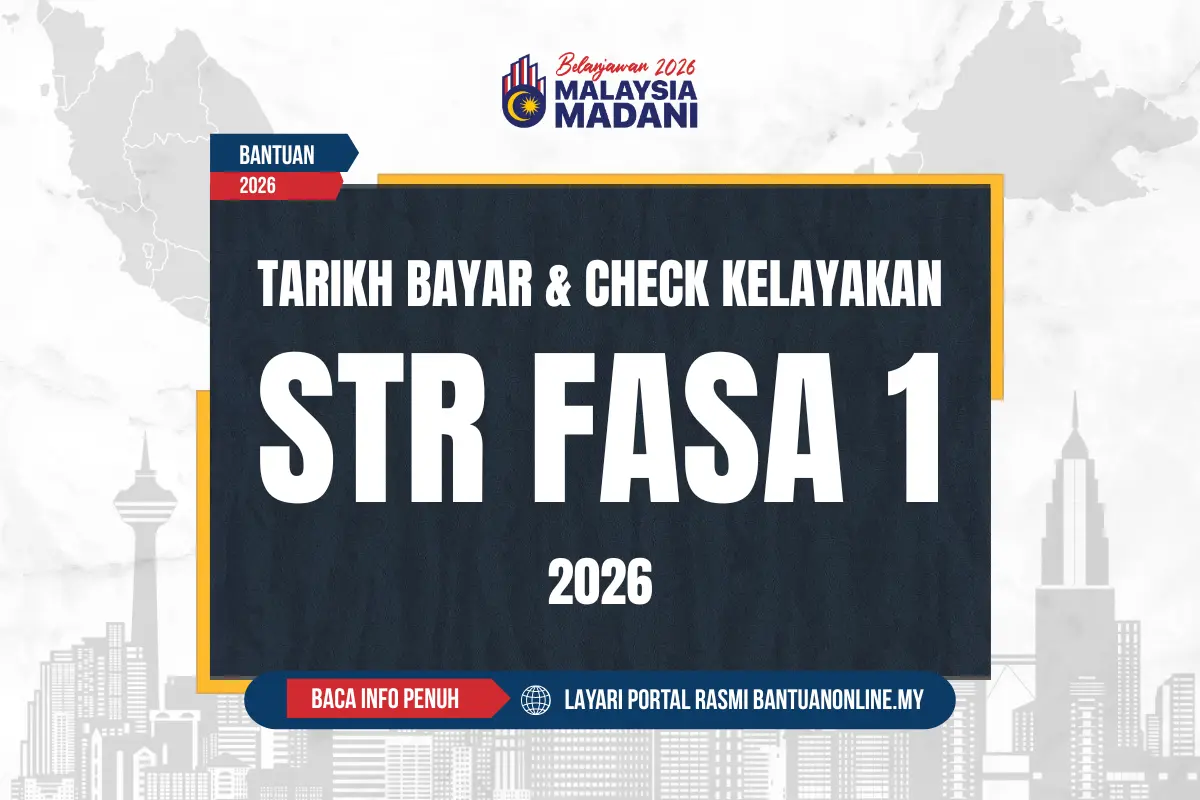 TARIKH BAYAR WANG STR 2026