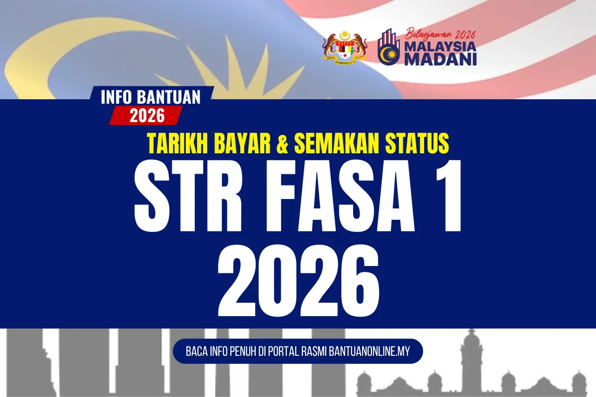 TARIKH BAYARAN BANTUAN STR 2026