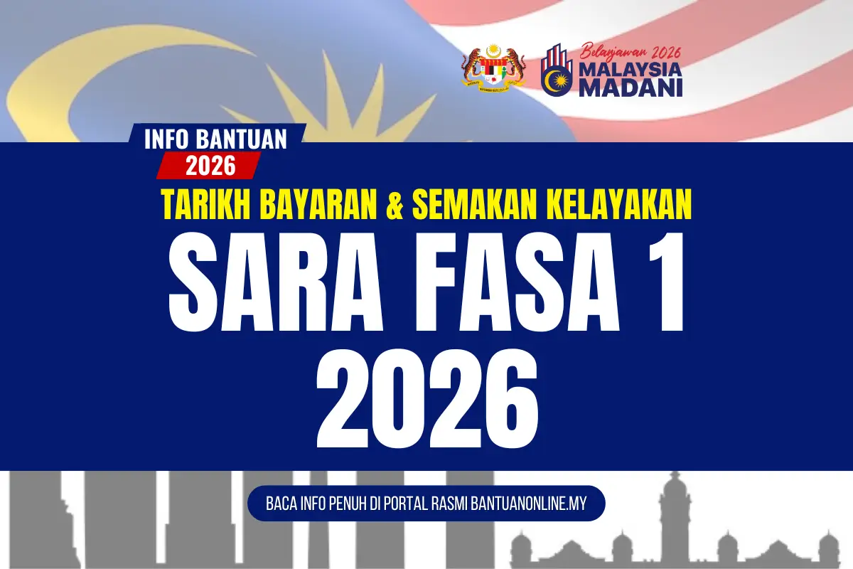 TARIKH BAYARAN SARA 2026
