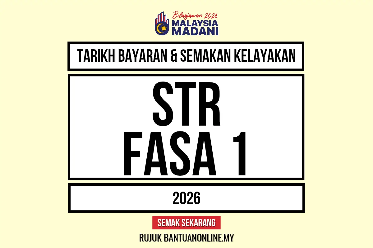 TARIKH BAYARAN STR 2026