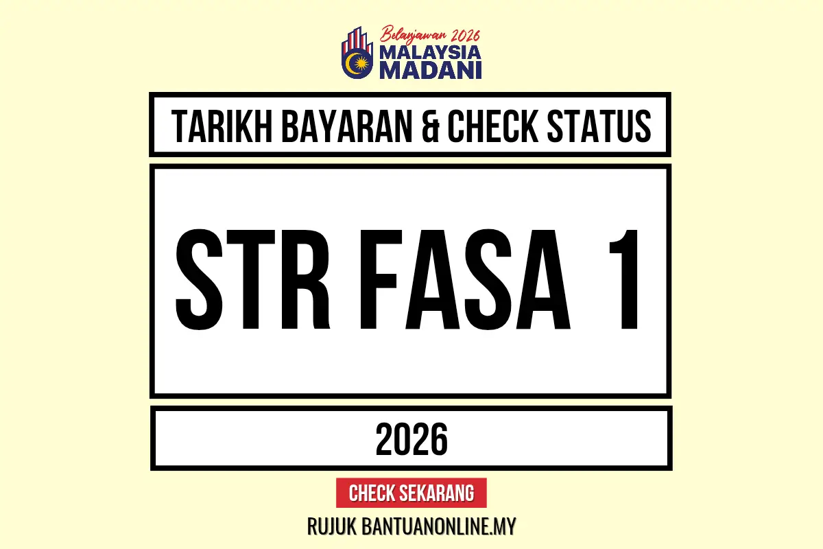 TARIKH BAYARAN WANG BANTUAN STR 2026