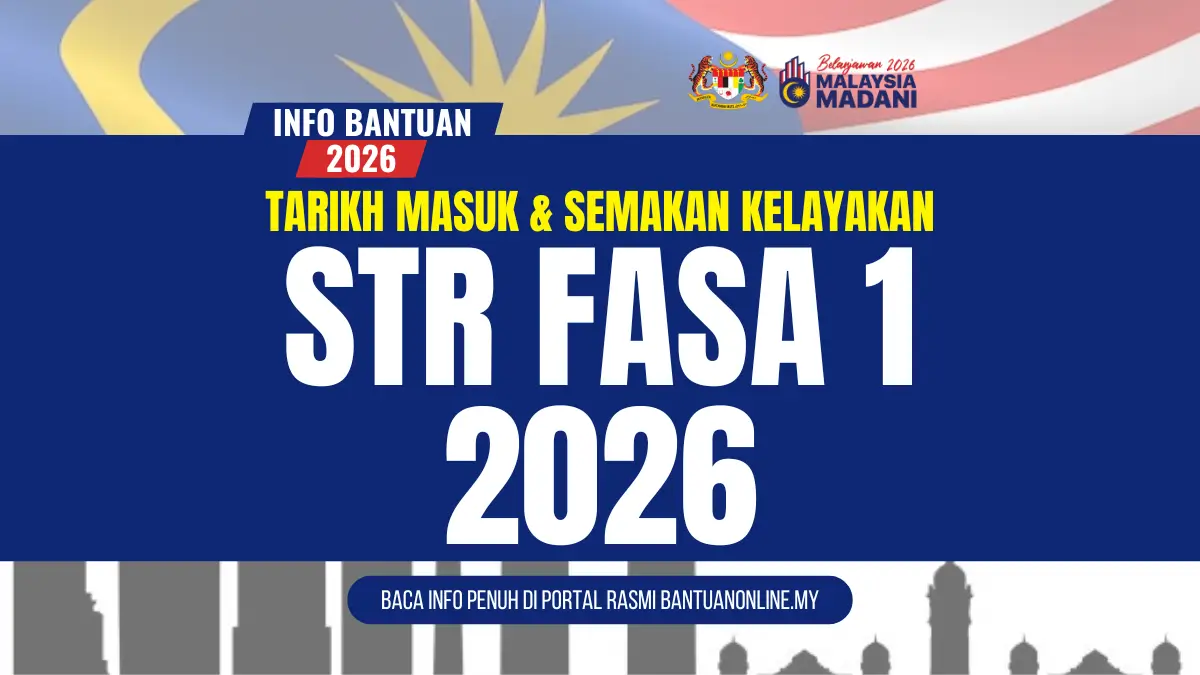 TARIKH MASUK BANTUAN STR 2026