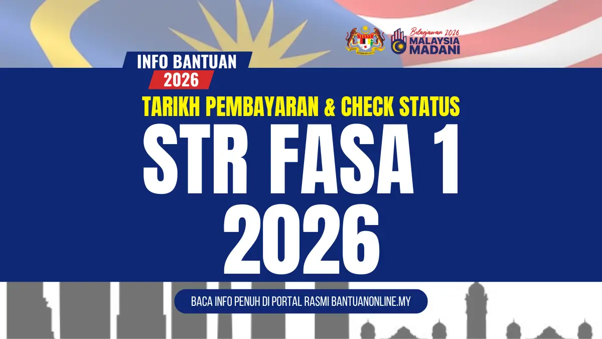 TARIKH PEMBAYARAN WANG BANTUAN STR 2026