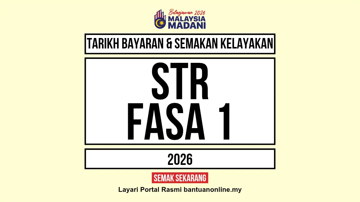 TARIKH SEMAKAN STR FASA 1 2026