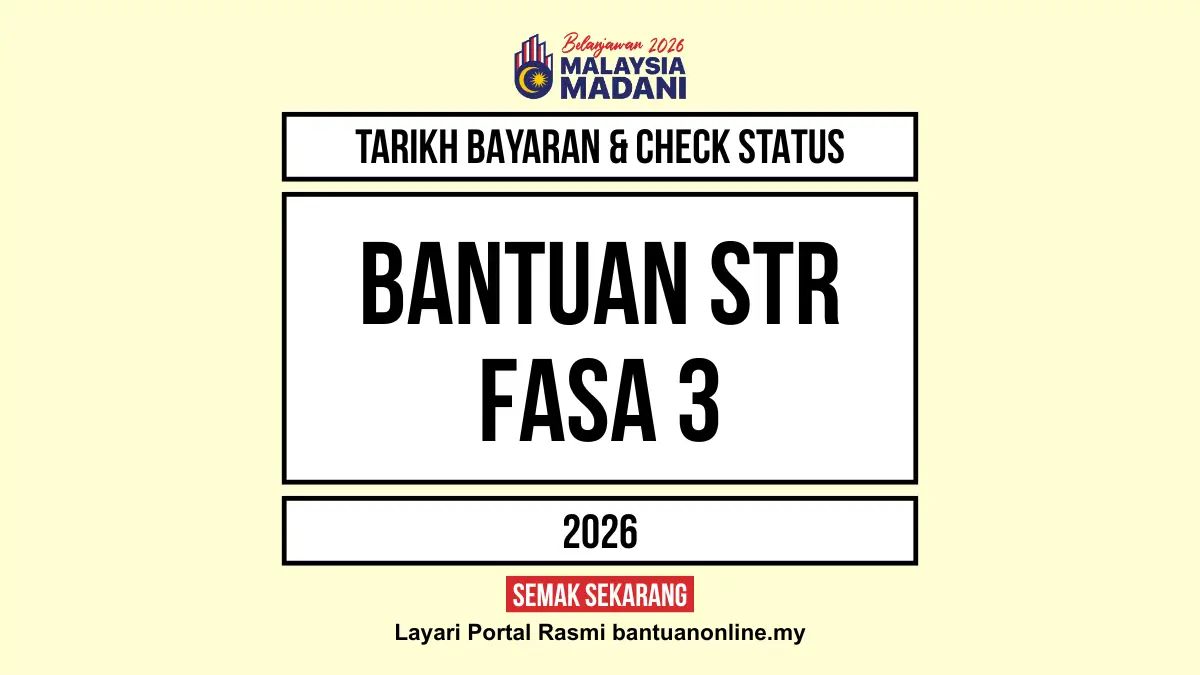 TARIKH STR 2026 DIBAYAR