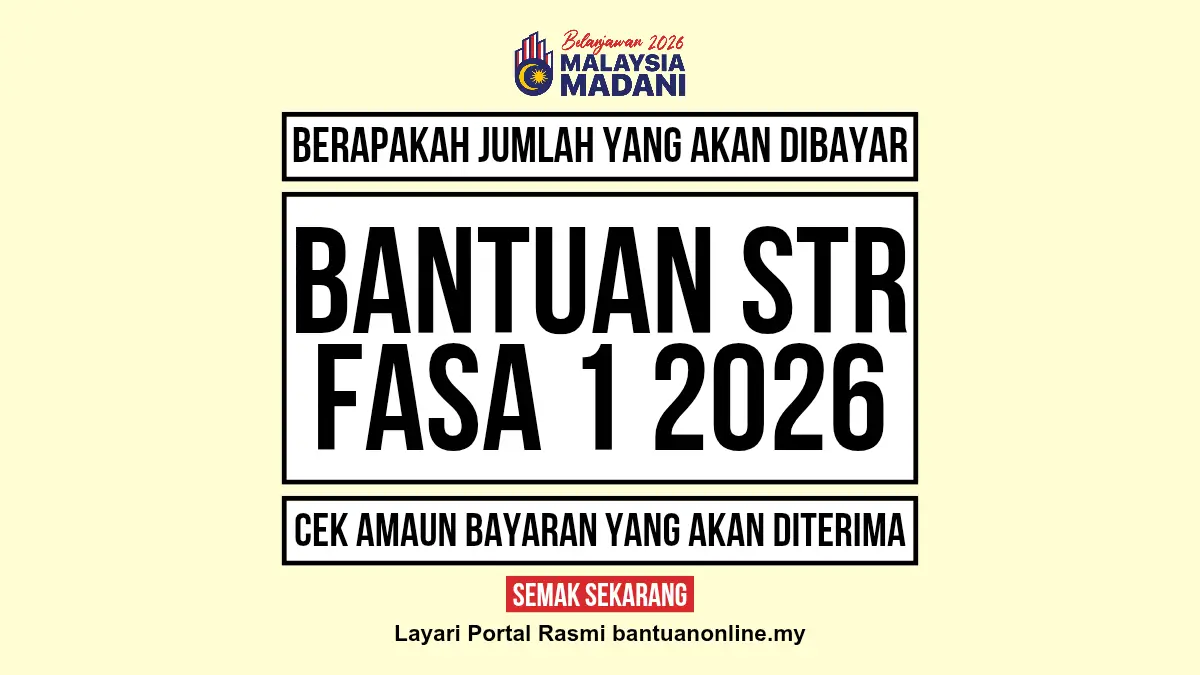 AMAUN BANTUAN STR FASA 1 2026 DIBAYAR