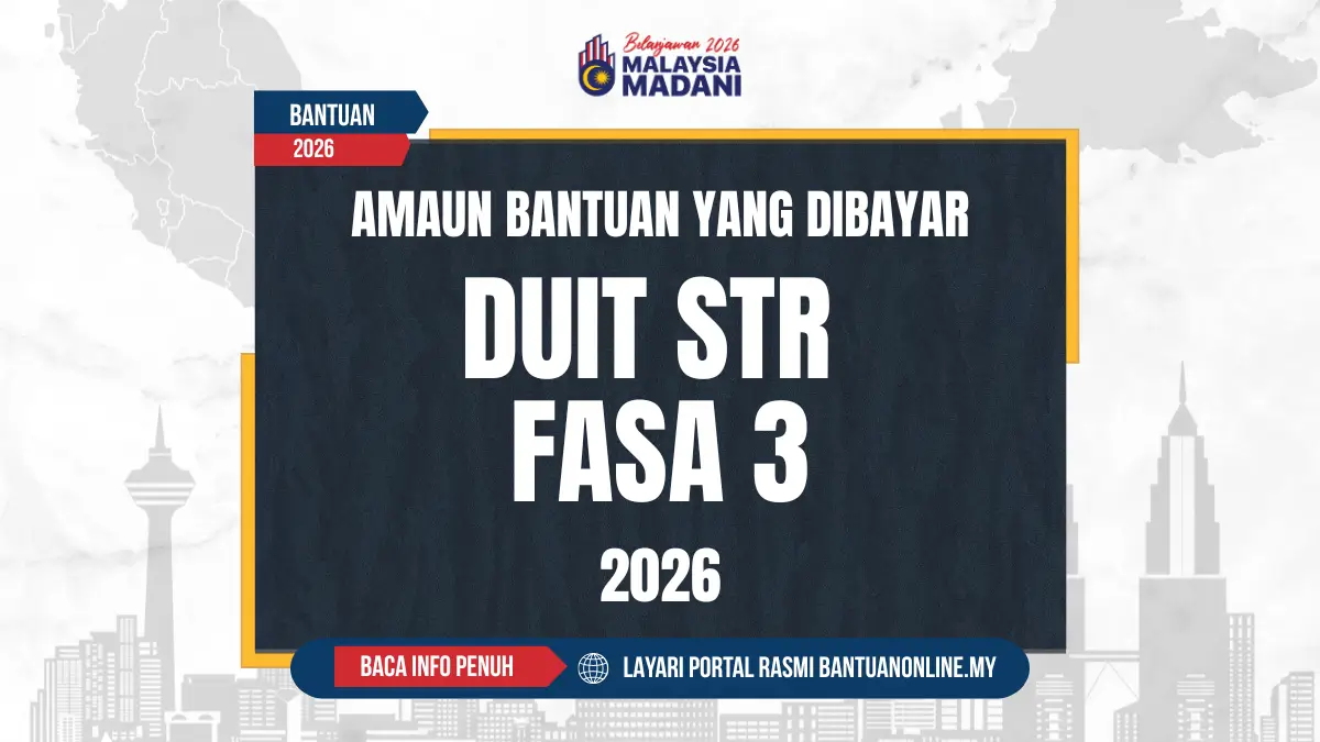 AMAUN DUIT BANTUAN STR 2026