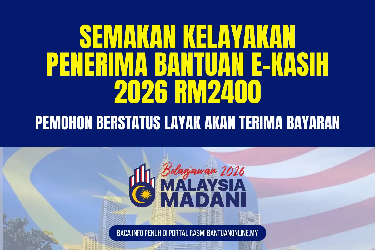 BANTUAN E KASIH RM2400
