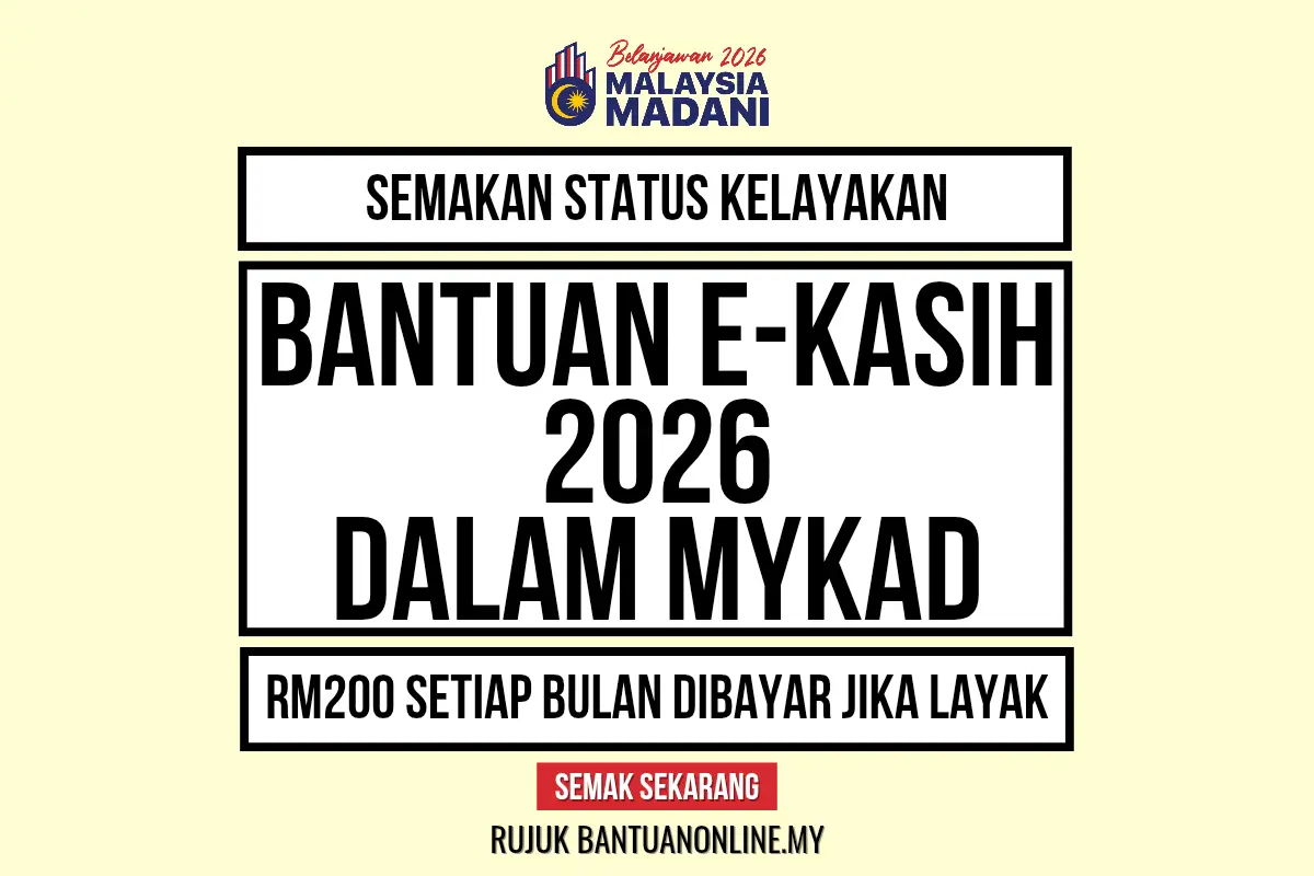 BANTUAN EKASIH ONLINE 2026