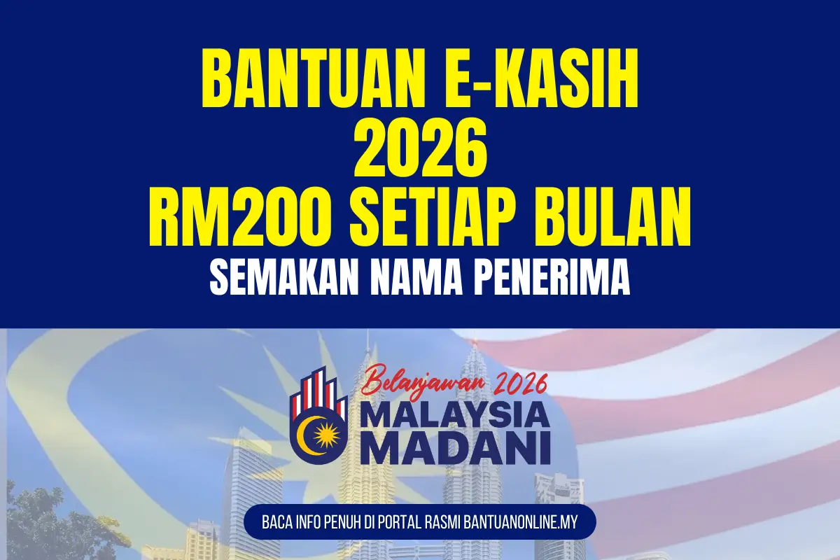 BANTUAN EKASIH RM200 SEBULAN