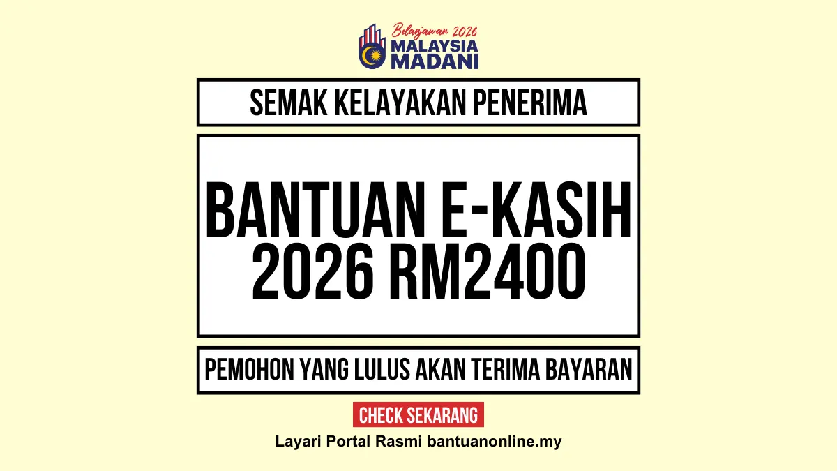 BANTUAN EKASIH RM2400