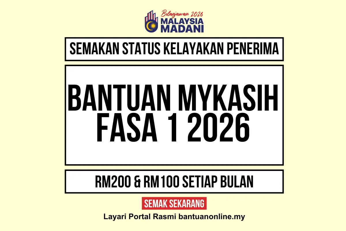 BANTUAN MYKASIH 2026 ONLINE