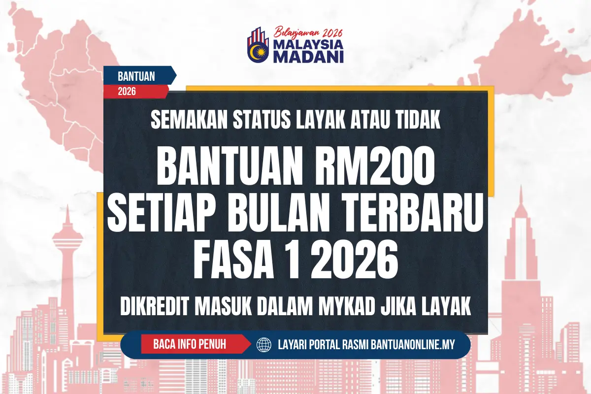 BANTUAN RM200 SETIAP BULAN