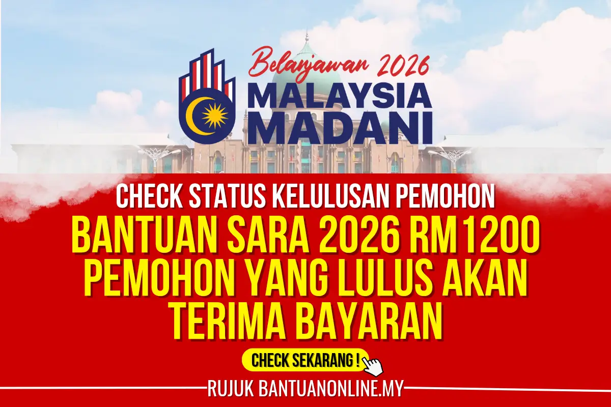 BANTUAN SARA 2026 RM1200