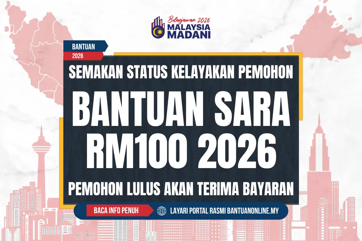 BANTUAN SARA RM100 2026