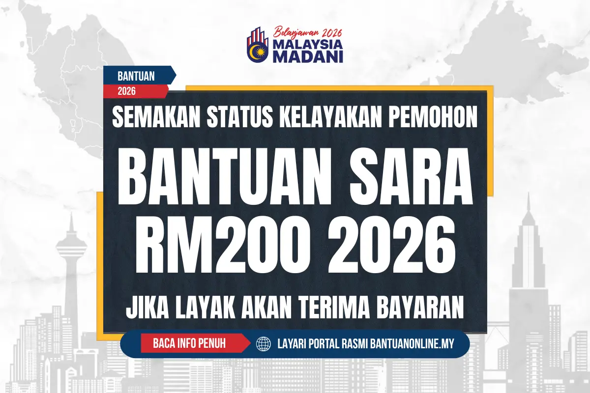 BANTUAN SARA RM200 2026