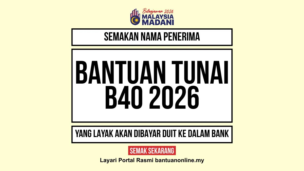 BANTUAN TUNAI B40