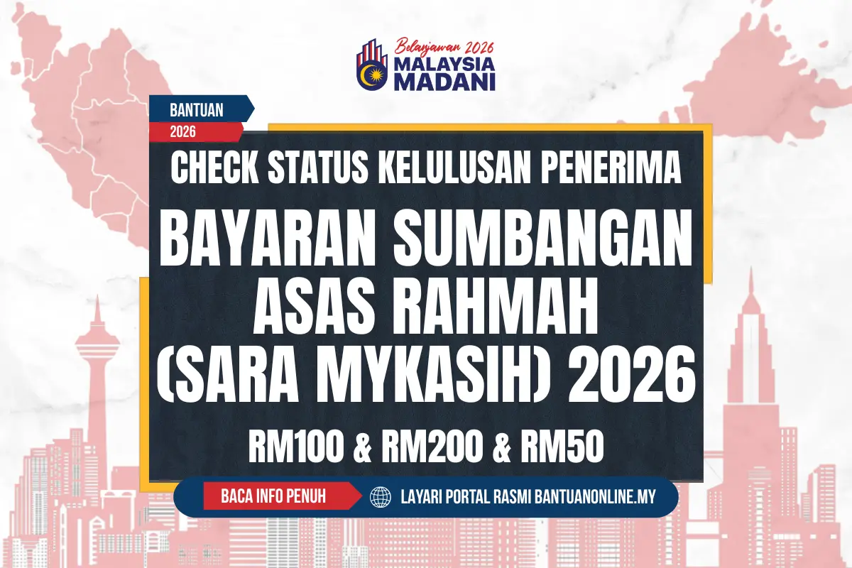 BAYARAN SUMBANGAN ASAS RAHMAH 2026