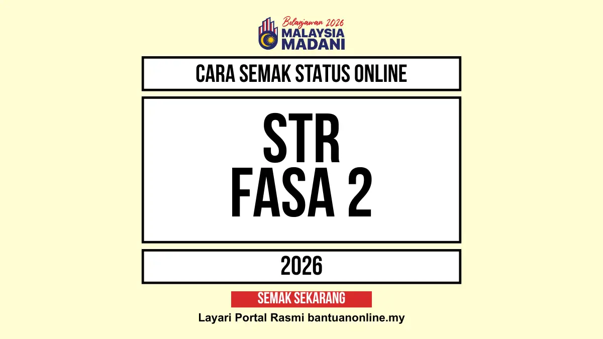 CARA SEMAK STATUS STR