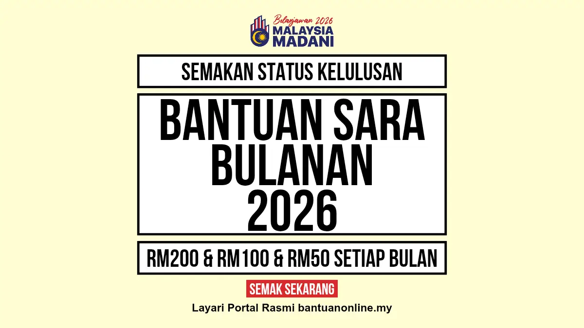 CHECK SARA BULANAN 2026