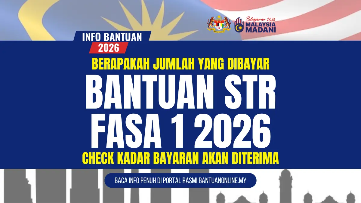 JUMLAH BANTUAN STR HASIL 2026 DIBAYAR