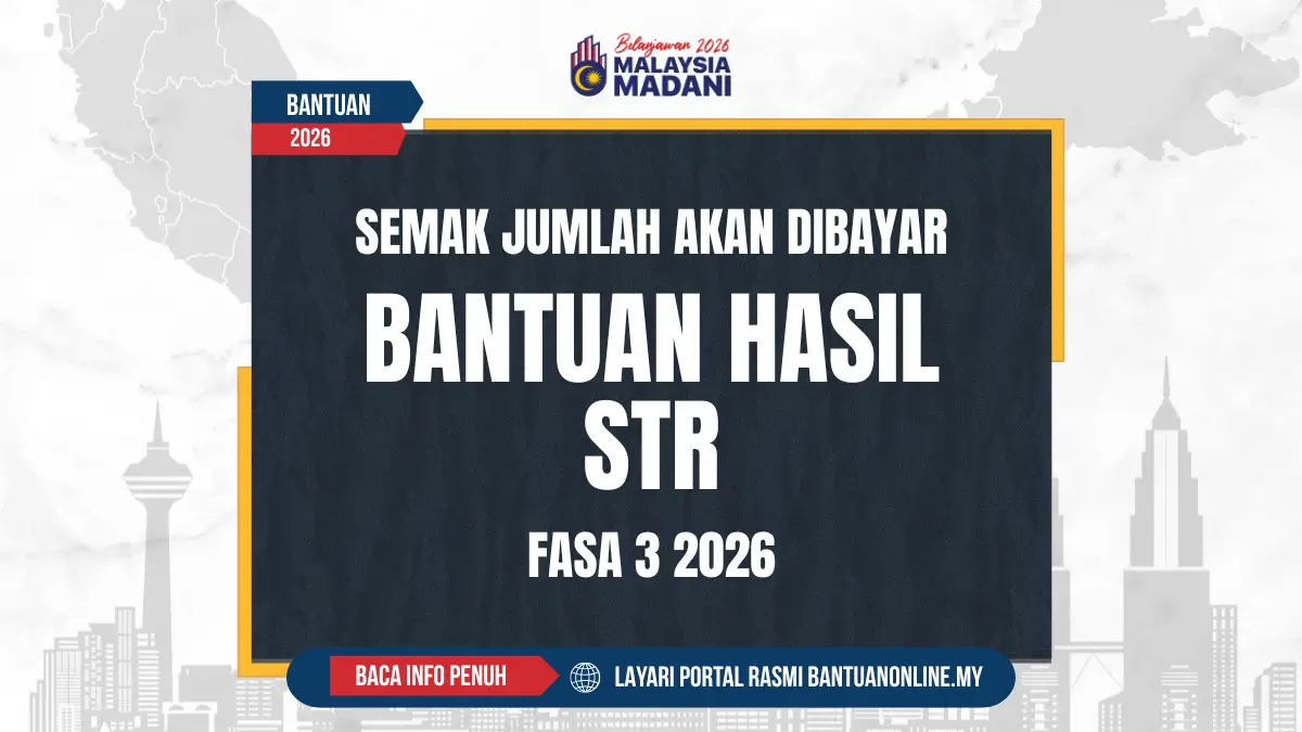 JUMLAH BANTUAN STR HASIL 2026 YANG DIBAYAR
