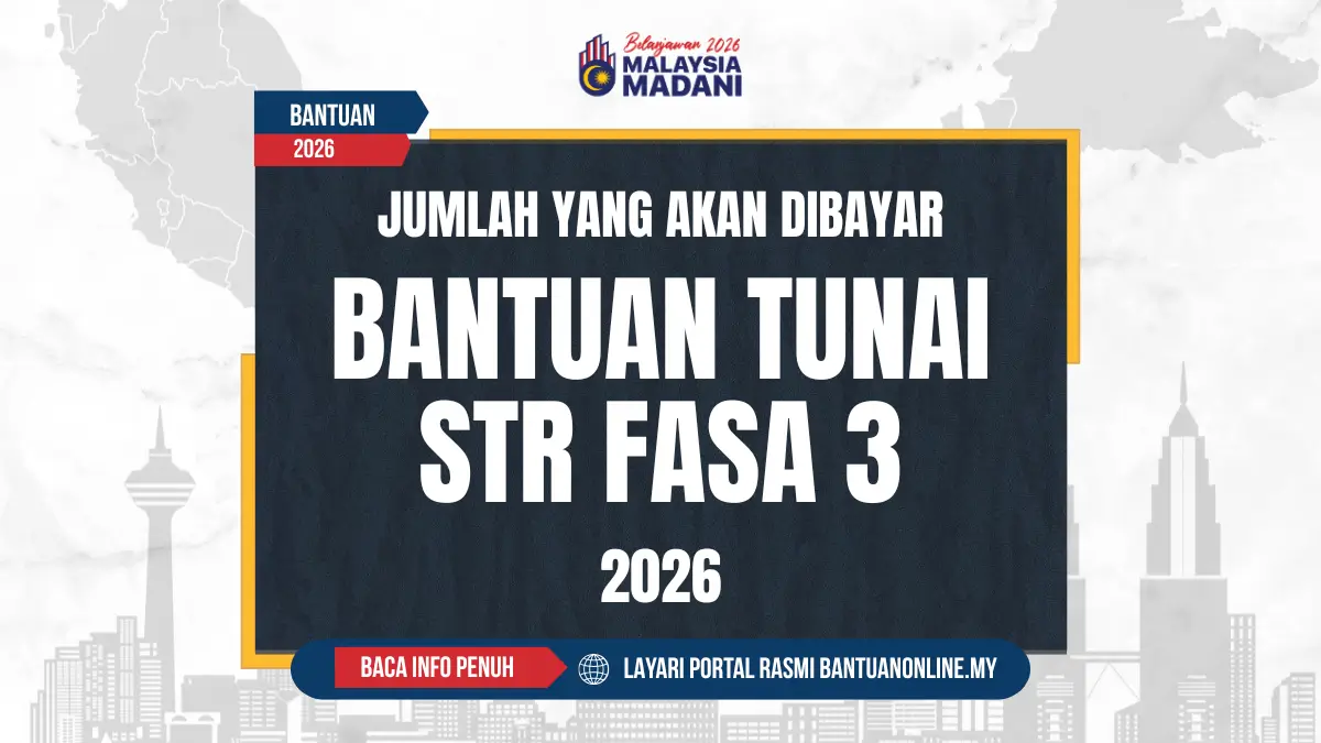JUMLAH BANTUAN TUNAI STR HASIL 2026 DIBAYAR