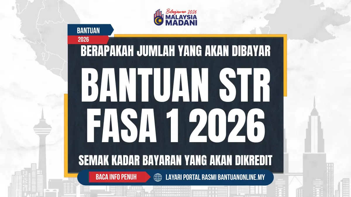 JUMLAH BANTUAN TUNAI STR HASIL 2026 DIBAYAR