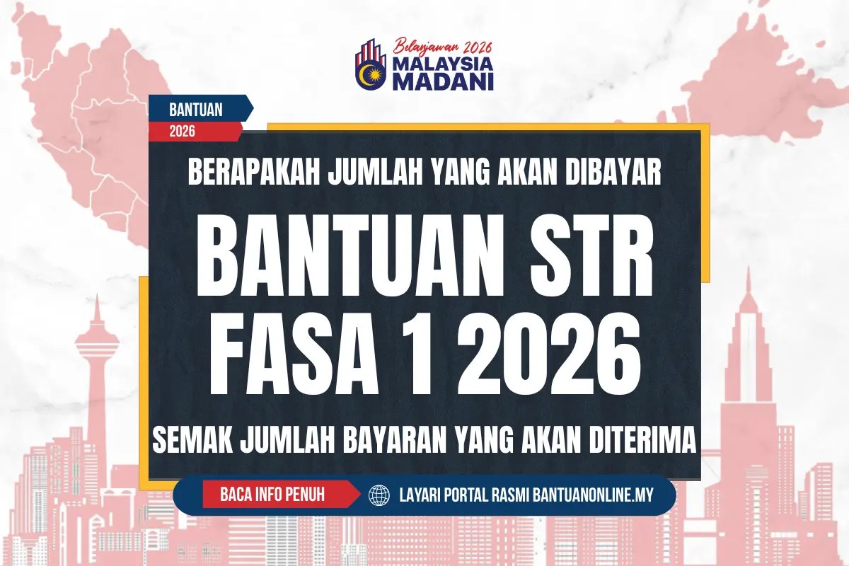 JUMLAH BANTUAN TUNAI STR HASIL 2026 YANG DIBAYAR