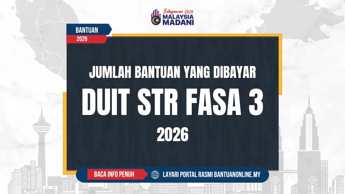 JUMLAH DUIT BAYARAN STR 2026