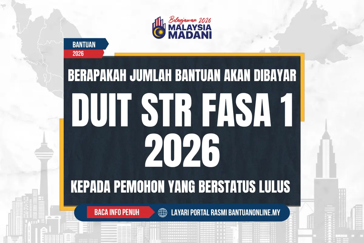 JUMLAH DUIT BAYARAN STR 2026