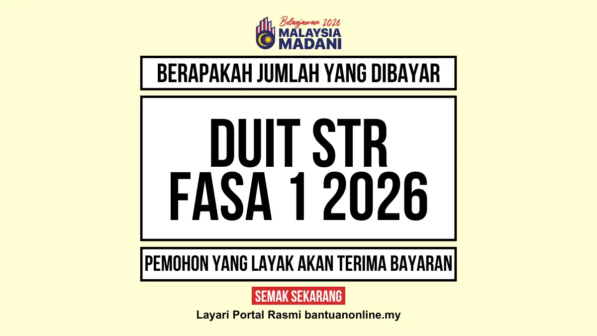 JUMLAH STR 2026 DIBAYAR FASA 1