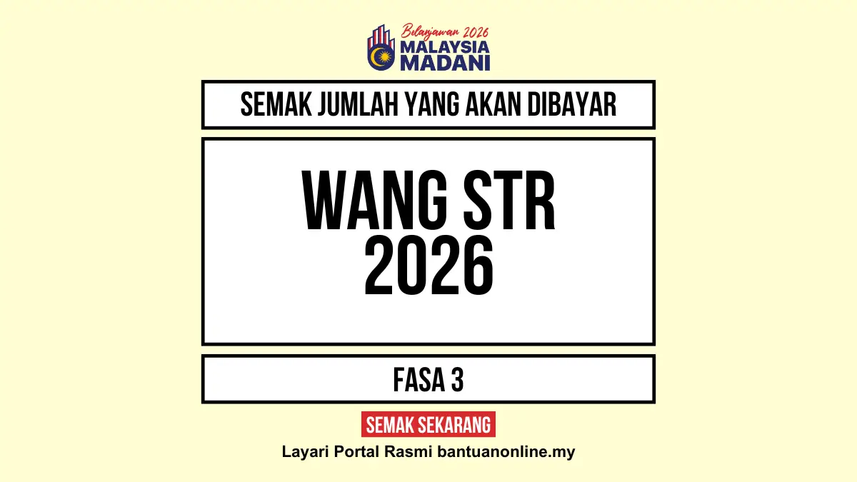 JUMLAH WANG STR 2026