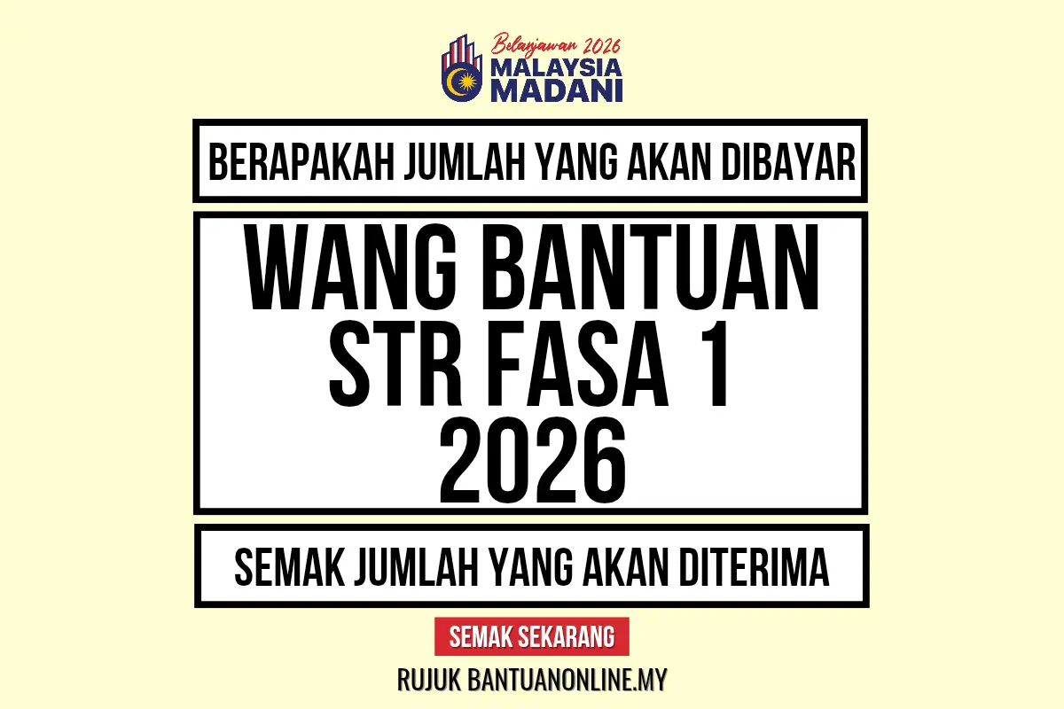 JUMLAH WANG STR 2026