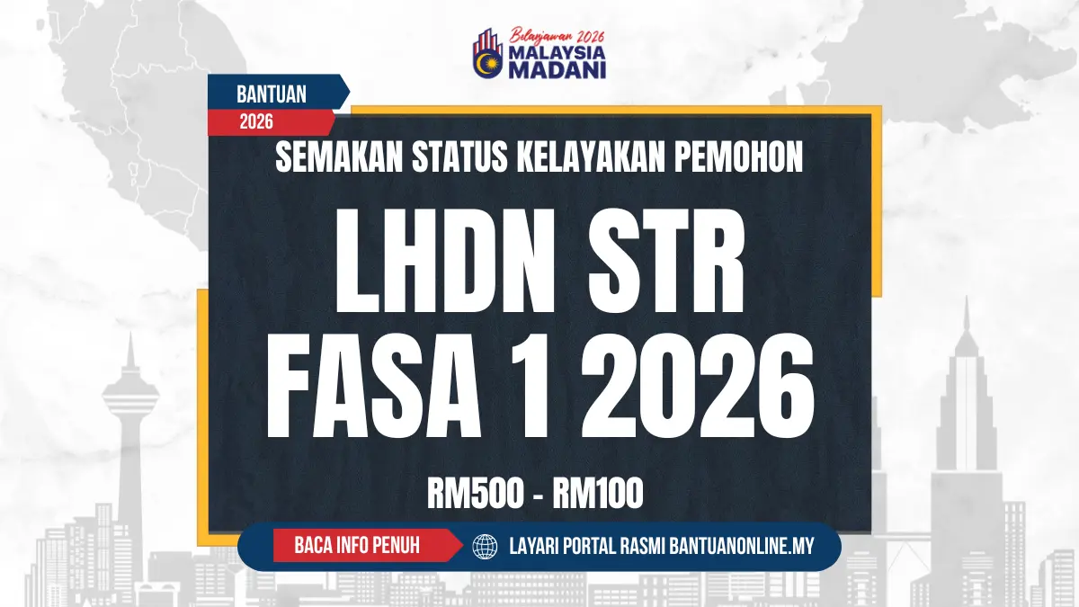LHDN SEMAKAN KELAYAKAN STR