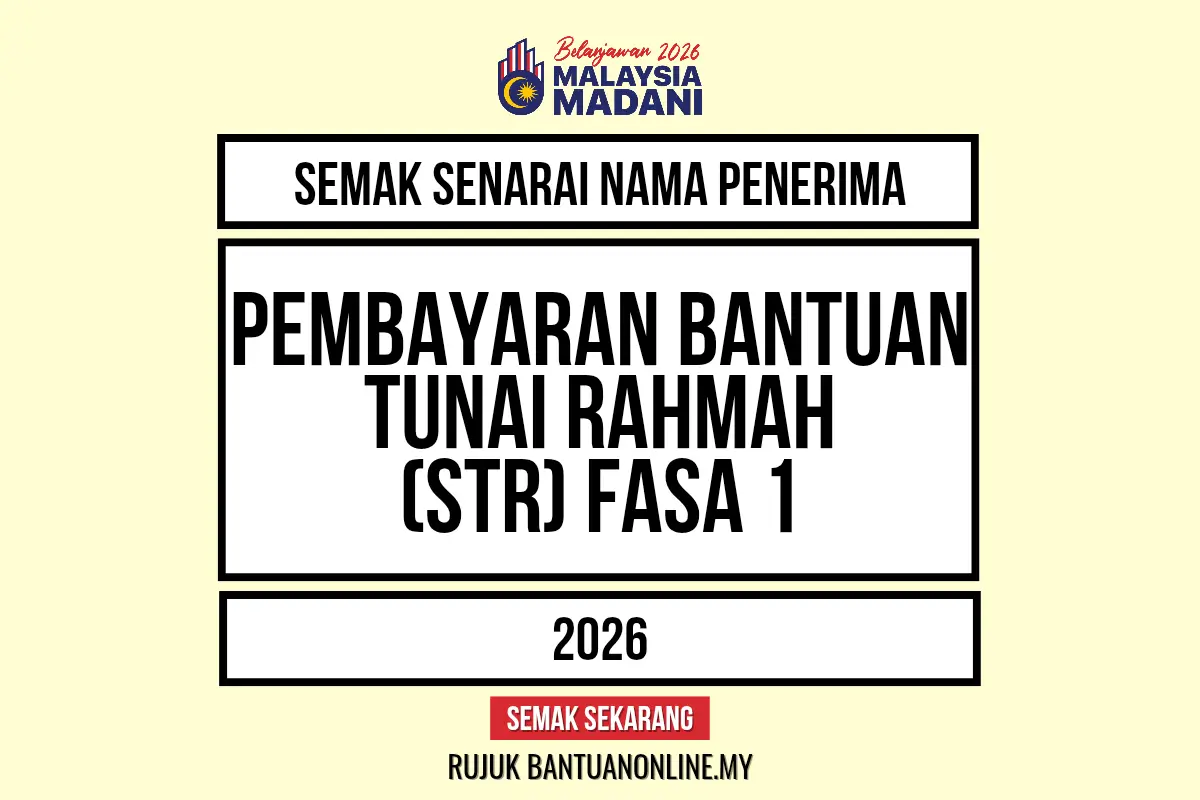 PEMBAYARAN BANTUAN TUNAI RAHMAH 2026
