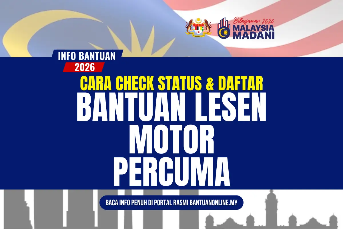 BANTUAN LESEN MOTOR PERCUMA