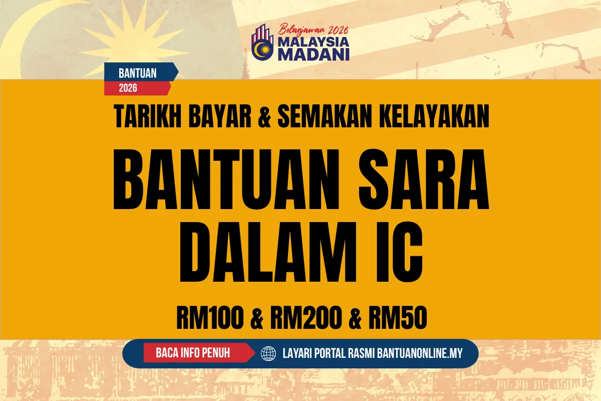 SARA 2026 TARIKH BAYAR
